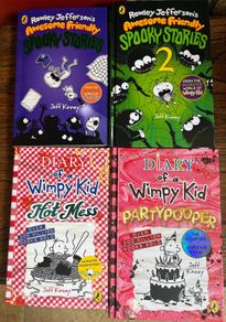 BRAND NEW - Jeff Kinney books (4)