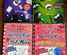 BRAND NEW - Jeff Kinney books (4)