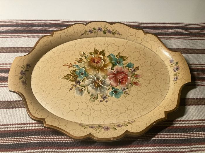 Hand Painted Danish Tray
