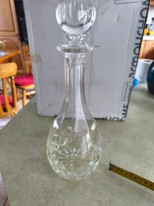 Cavan Crystal Tall Vintage Port, Wine. Whiskey Decanter.
