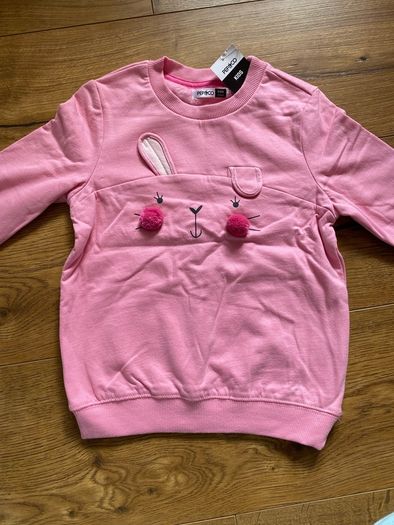 Brand New Pink Bunny  Long Sleeve Jumper