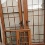 Solid 15 panel Oak doors, frame and window for sale Image 3