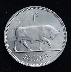 Ireland - 1968 - Shilling - Bull - UNC - KM.14a - [332]