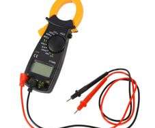 AC DC Voltage 600v LCD Digital Clamp Multimeter Electronic Buzzer Tester Meter