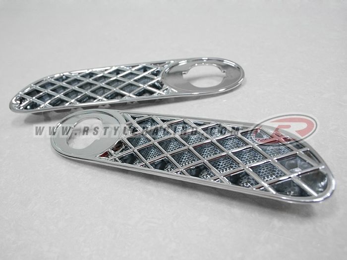Mini indicator chrome grille (1 pair)