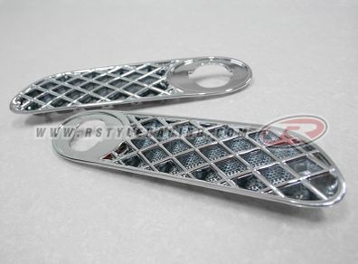 Mini indicator chrome grille (1 pair)