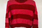 Pink &amp; Red Stripe jumper XS