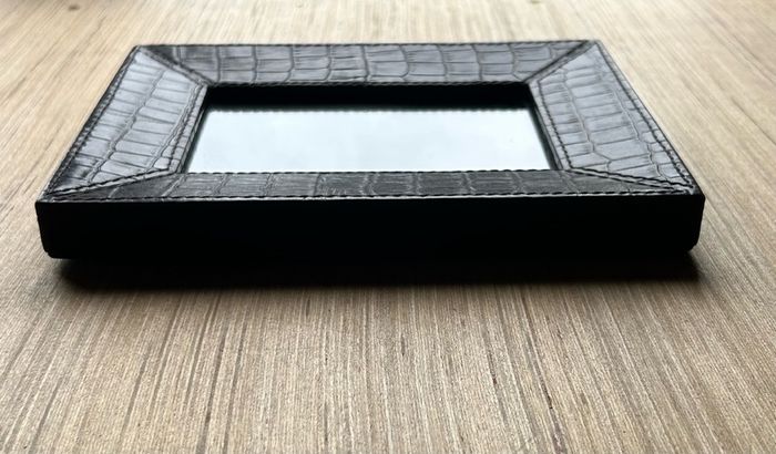 Faux Alligator/Crocodile Table Top Picture Frame