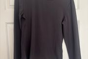 H&amp;M grey Drymove long sleeve gym top size S