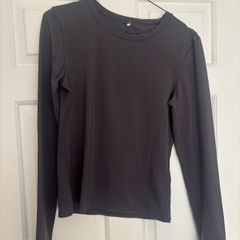 H&M grey Drymove long sleeve gym top size S