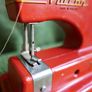 Antique Toy Sewing Machine Red Vulcan 1950s Display JAPAN JP Image 7