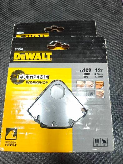 DeWalt extreme disc/blade 102mm 12T. 2 pieces.Bulk sale.