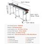 Belt Conveyor, 71 x 7.8 inch Conveyor Table, Heavy Duty Stainless Steel Motorized Belt Conveyor for Inkjet Coding Applications Powered PVC Belt Anti-Static Adjustable Speed (Double Guardrail Image 6