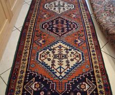 Genuine Heriz Persian Runner Rug Handmade