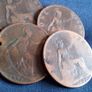 1897 Victoria Pennies. Image 2