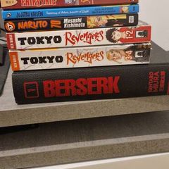 Berserk, Naruto, Fairy Tail, JJK, Tokyo Revengers