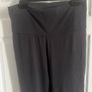 Dark Grey flare long length high waisted stretchy Primark pants size L UK18 EU46 Free post Image 2