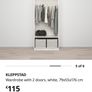 IKEA white wardrobe Image 2