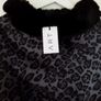 Leopard Fur Poncho - Small - NEW Image 5