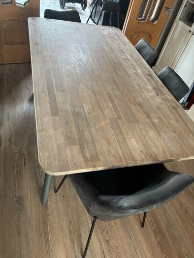 dining table and chairs