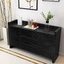 60 x 300cm Black Wood Grain Wallpaper Stickers Self Adhesive Contact Paper PVC Thickened Durable Wallpaper Textured Background Image 3
