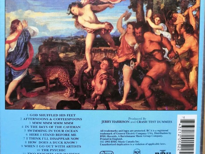 Crash Test Dummies - God Shuffled His Feet CD
