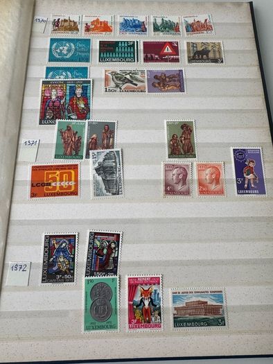 LUXEMBURG collection in stamp album
