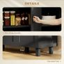 Sideboard Buffet Cabinet with 3 Doors and Adjustable Shelves Image 5