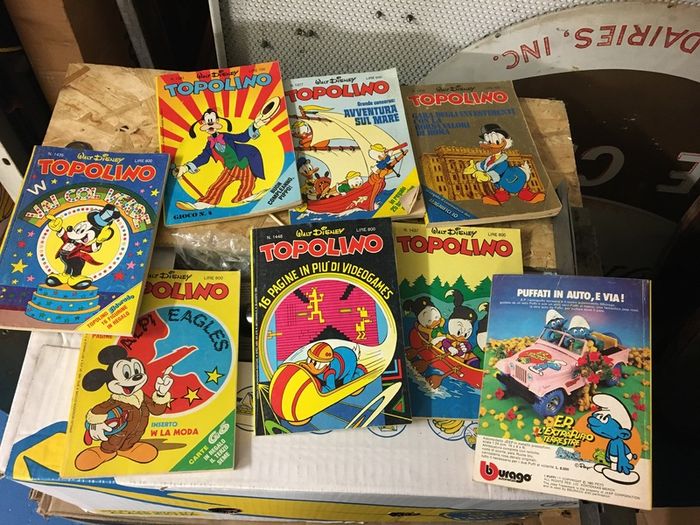 Mickey Mouse Italian Magazine 70's and 80's lot of 70