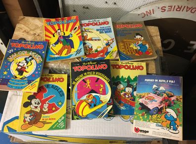 Mickey Mouse Italian Magazine 70's and 80's lot of 70