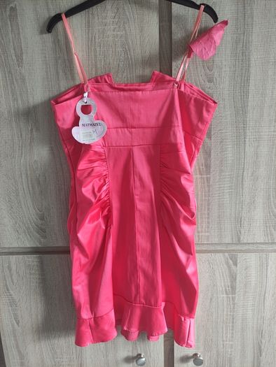 quality matmazel coral dress size sm m