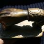 Antique Brass Doorknocker 5" x 2,4" Image 4