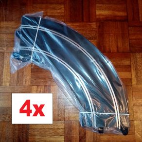 Scalextric C8529: 4x New Radius 2 Track Curves (extension pack R2 - 90 degrees)