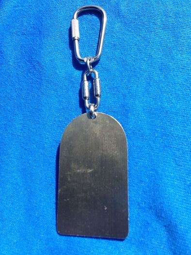 Vintage Silver Mother & Child Key Chain