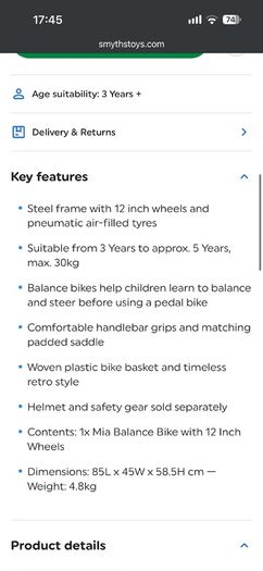 balance bike