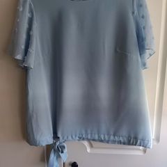 Emery Rose Light Blue Blouse