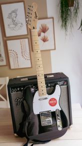 Squier Sonic Telecaster MN Black Electric Guitar with Accessories