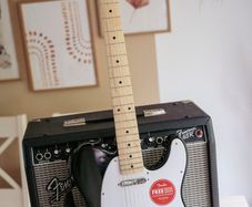 Squier Sonic Telecaster MN Black Electric Guitar with Accessories