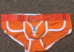 Brand New Underwear Solid Nylon Spandex Briefs