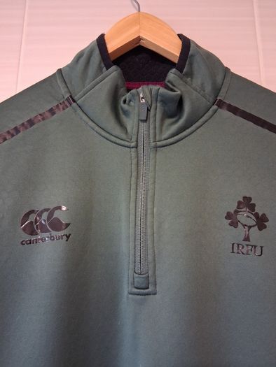 Ireland Rugby Touchline Half Zip Top. Official Canterbury Mens Top. Collect In Dublin Or Receive Via Post.