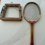 Vintage HIMCO Seven Star Model Wooden Tennis Racket with Original Wooden Press - 1960s/70s Image 6