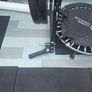 Mint condition - amazing heavy duty black squat rack with almost brand new Rock Solid barbell and bumper plates - a must see!!! Image 5