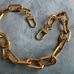 Louis Vuitton chain shoulder strap Golden
