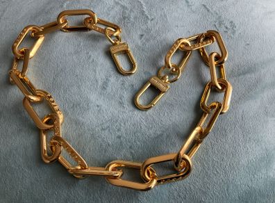 Louis Vuitton chain shoulder strap Golden