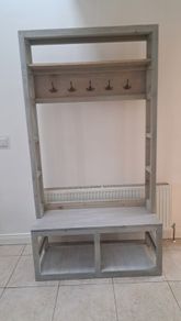 hall tree coat rack