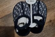 baby boys river island monogram slippers bnwt