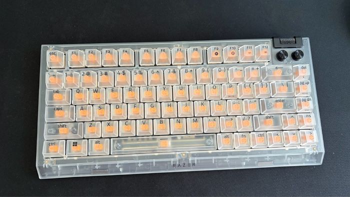 Razer BlackWidow V4 75% Phantom White