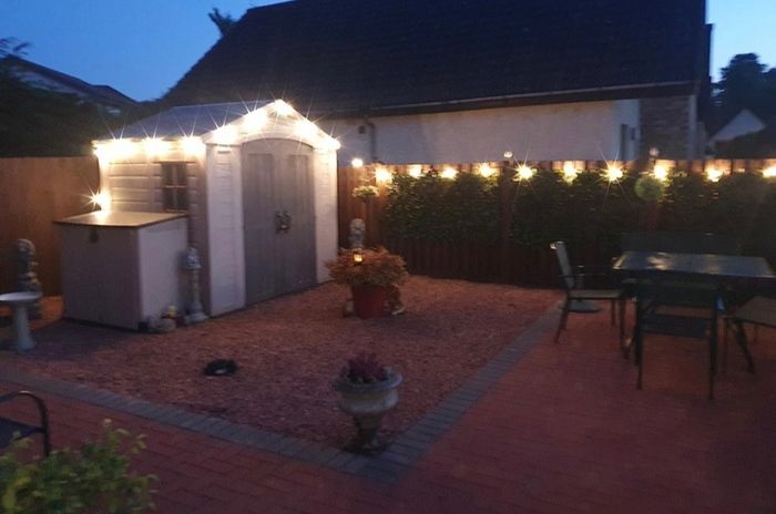 MASSIVE SALE Outdoor LED String Lights 36.5M/120FT, G40 Globe Patio Lights Energy Saving with 62 Bulbs(2 Spare), Waterproof Shatterproof Hanging Connectable Festoon Lights for Outside Garden Backyard MULTIPLE SIZES AVAILABLE