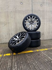 Genuine RAYS Waltz Forged S7 18" Alloys & Tyres - Like New, Pirelli Tyres