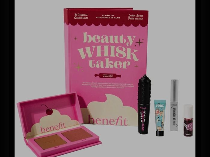 Benefit Whisk Taker Set new. 50% off ad